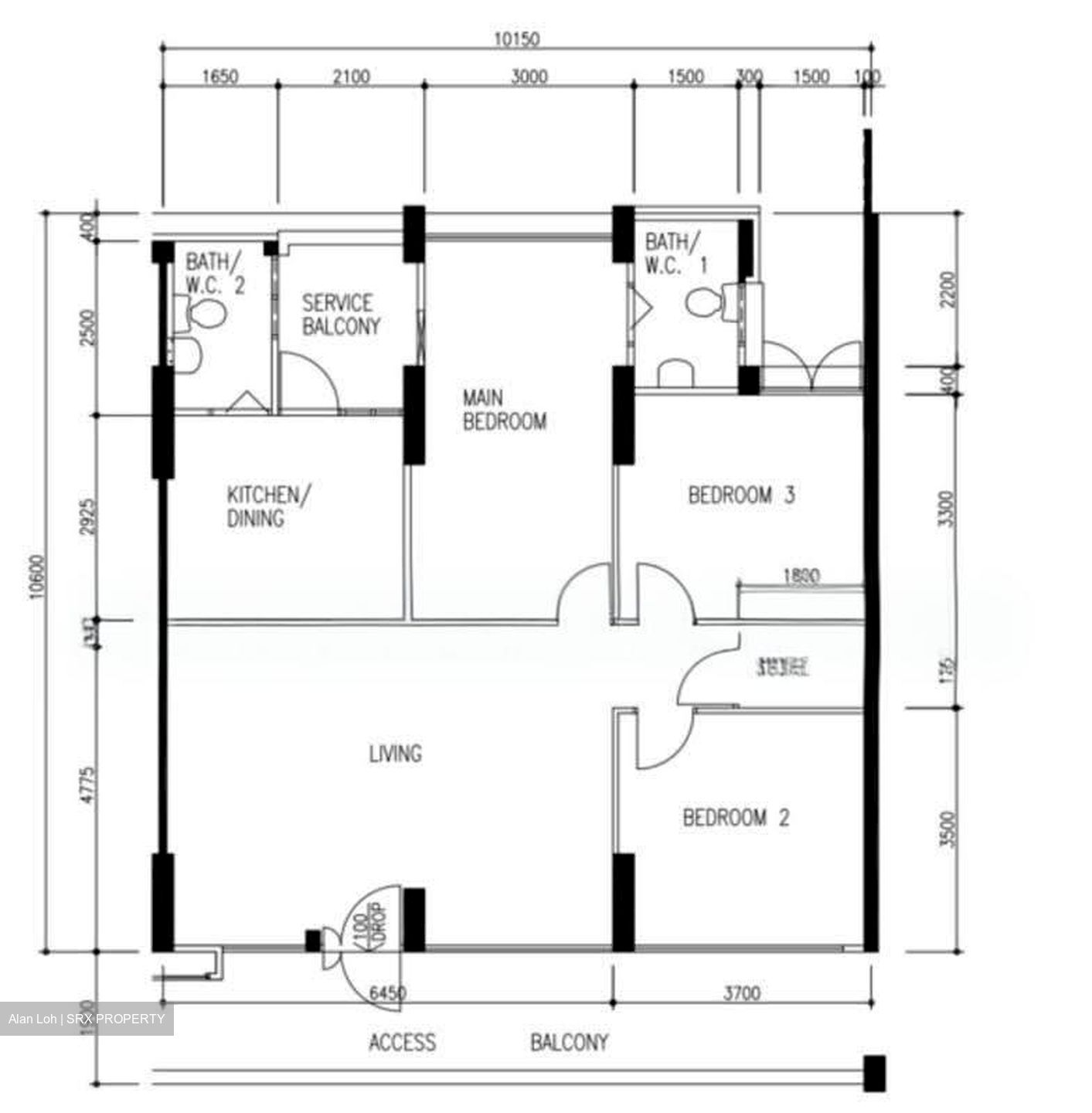 Blk 159 Jalan Teck Whye (Choa Chu Kang), HDB 4 Rooms #631070251